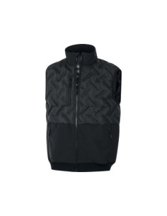 CHALECO HÍBRIDO ACOLCHADO ACTON NEGRO DELTAPLUS