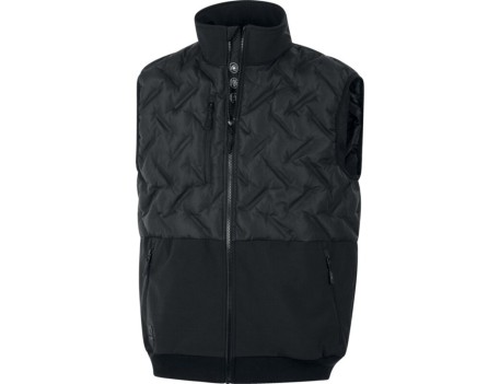 CHALECO HÍBRIDO ACOLCHADO ACTON NEGRO DELTAPLUS