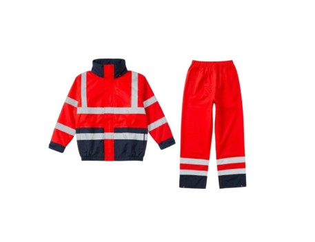 TRAJE AGUA MARINO/ROJO ALTA VISIBILIDAD ADEEPI
