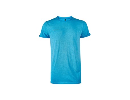 CAMISETA MANGA CORTA CIAN FLÚOR 100% ALGODÓN FLAMEADO