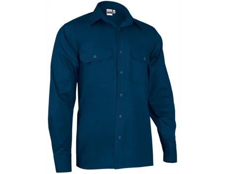 CAMISA MANGA LARGA CONDOR MARINO 100% ALGODÓN