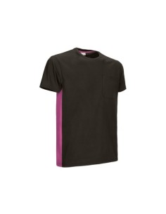 CAMISETA THUNDER NEGRO/ROSA MAGENTA TALLA S