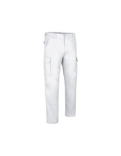 PANTALÓN TRABAJO TOP ROBLE BLANCO MULTIBOLSILLOS
