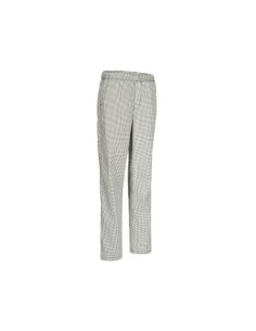 PANTALÓN COCINA SIRLOIN PATA GALLO NEGRO/BLANCO