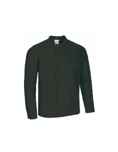 CHAQUETA COCINERO ROAST NEGRA TALLA S VALENTO
