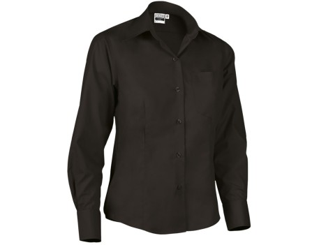 CAMISA MUJER MANGA LARGA STAR NEGRO VALENTO