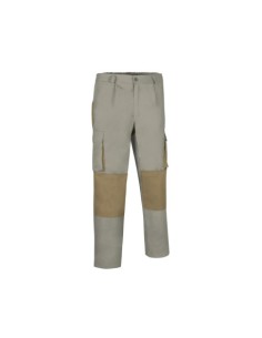 PANTALÓN TRABAJO MULTIBOLSILLOS DARKO BICOLOR BEIGE