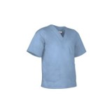 CHAQUETA TRABAJO LINKA MANGA CORTA AZUL DELFÍN