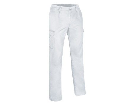 PANTALÓN TRABAJO MONTERREY BLANCO MULTIBOLSILLOS T-38