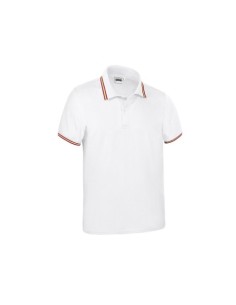 POLO TÉCNICO MANGA CORTA MAASTRICHT BLANCO BANDERA