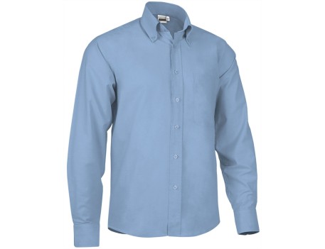 CAMISA MANGA LARGA GRADUATION OXFORD CELESTE