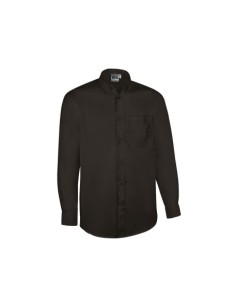 CAMISA MANGA LARGA PRESIDENT 100% ALGODÓN NEGRO