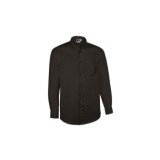 CAMISA MANGA LARGA PRESIDENT 100% ALGODÓN NEGRO