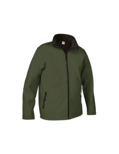CHAQUETA SOFTSHELL HORIZON VERDE MILITAR VALENTO