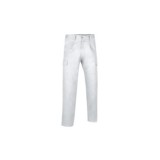 PANTALÓN TRABAJO CASTER MULTIBOLSILLOS BLANCO T-S