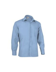 CAMISA OPORTO MANGA LARGA CELESTE POPELÍN VALENTO