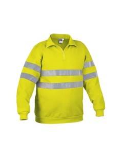 SUDADERA ALTA VISIBILIDAD ROAD MEDIA CREMALLERA