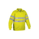 SUDADERA ALTA VISIBILIDAD ROAD MEDIA CREMALLERA