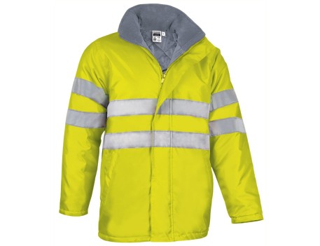 PARKA IMPERMEABLE ALTA VISIBILIDAD TRAFFIC CAPUCHA