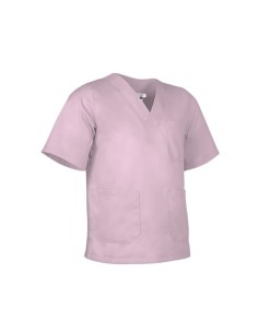 CHAQUETA SANITARIA LINK ROSA MANGA CORTA VALENTO