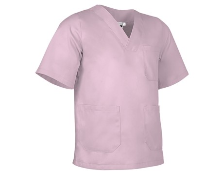CHAQUETA SANITARIA LINK ROSA MANGA CORTA VALENTO