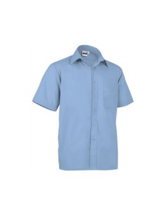 CAMISA OPORTO MANGA CORTA CELESTE TALLA 38