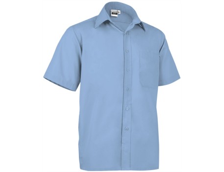 CAMISA OPORTO MANGA CORTA CELESTE TALLA 38