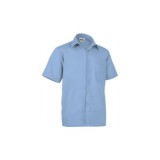 CAMISA OPORTO MANGA CORTA CELESTE TALLA 38