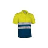 POLO ALTA VISIBILIDAD BUILD AMARILLO MARINO