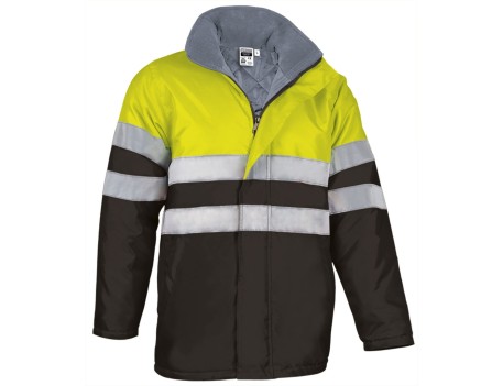 PARKA ALTA VISIBILIDAD TRAFFIC AMARILLO/NEGRO