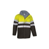 PARKA ALTA VISIBILIDAD TRAFFIC AMARILLO/NEGRO