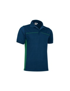 POLO BICOLOR MANGA CORTA THUNDER MARINO/VERDE
