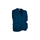 CHALECO MULTIBOLSILLOS SAFARI AZUL MARINO T-S