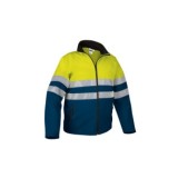 CHAQUETA SOFTSHELL ALTA VISIBILIDAD BICOLOR T-M