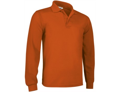 POLO MANGA LARGA TOP PREDATOR NARANJA TALLA M