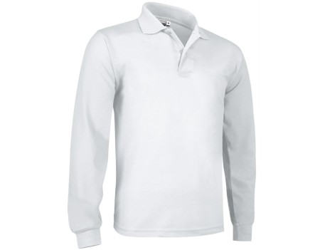 POLO TOP PREDATOR BLANCO MANGA LARGA PROFESIONAL TALLA S