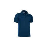 POLO BICOLOR THUNDER MARINO/AZUL ROYAL MANGA CORTA T-S