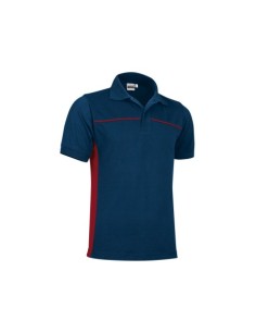 POLO BICOLOR THUNDER MARINO/ROJO MANGA CORTA TALLA S