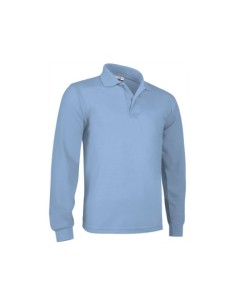 POLO TOP PREDATOR MANGA LARGA CELESTE TALLA S