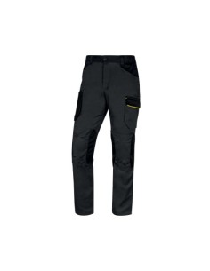 PANTALÓN TRABAJO M2PA3 GRIS/AMARILLO DELTAPLUS