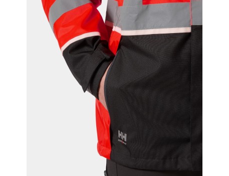 CHAQUETA AV CON CREMALLERA ROJA/NEGRA HELLY HANSEN