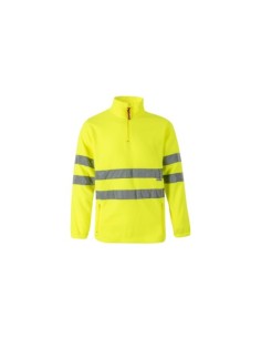 CHAQUETA FORRO POLAR ALTA VISIBILIDAD AMARILLO FLÚOR VELILLA
