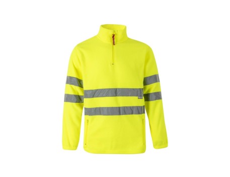CHAQUETA FORRO POLAR ALTA VISIBILIDAD AMARILLO FLÚOR VELILLA