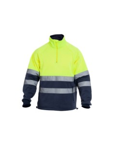 SUDADERA ALTA VISIBILIDAD BICOLOR CREMALLERA TOMAS BODERO
