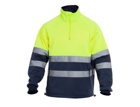 SUDADERA ALTA VISIBILIDAD BICOLOR CREMALLERA TOMAS BODERO