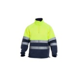 SUDADERA ALTA VISIBILIDAD BICOLOR CREMALLERA TOMAS BODERO
