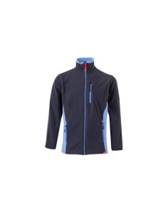CHAQUETA POLAR BICOLOR VELILLA 201504 MARINO CELESTE