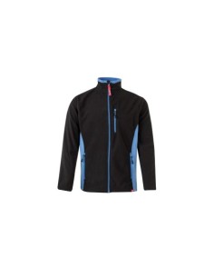 CHAQUETA POLAR LABORAL VELILLA 201504 NEGRO CELESTE