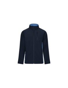 CAZADORA SOFT SHELL BICOLOR MARINO/CELESTE VELILLA 106004