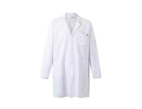 BATA SANITARIA UNISEX BLANCA ALGODÓN VELILLA 539005